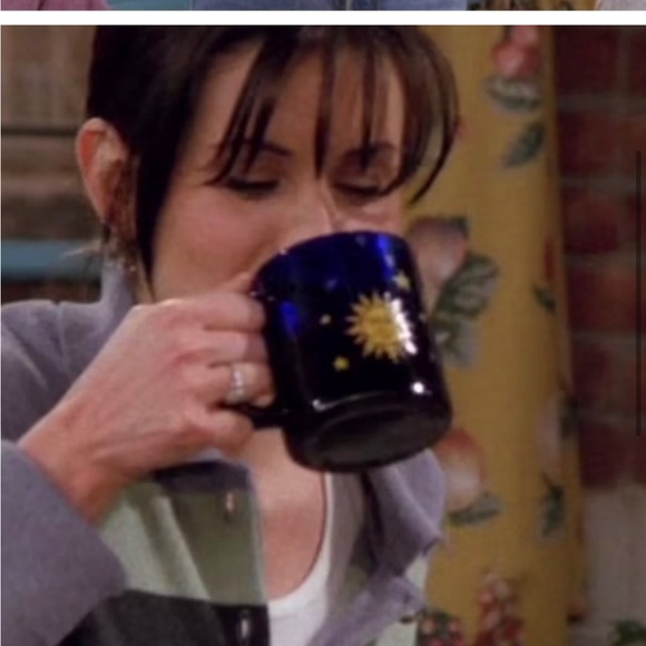 Celestial Libby Moon & Stars Blue Glass Mug - Picture 6 of 6